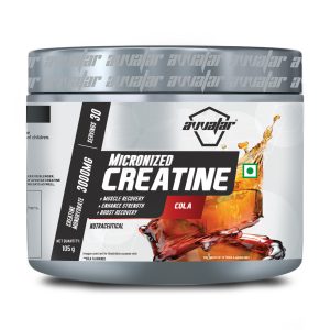 avvatar creatine monohydrate | 105g | cola flavour