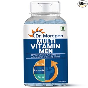dr. morepen multivitamin for men | energy & immunity booster | 60 tablets