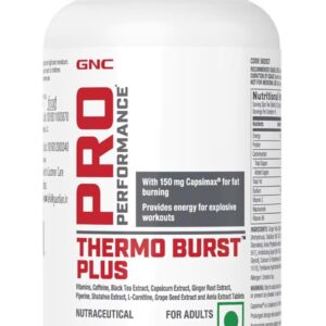 GNC Pro Performance Thermo Burst Hardcore Fat Burner | 90 Tablets