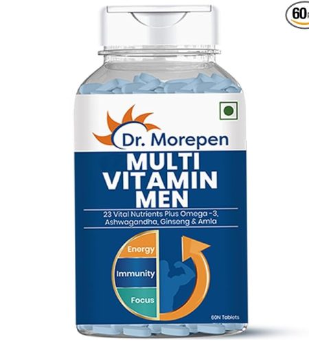 dr. morepen multivitamin for men | energy & immunity booster | 60 tablets